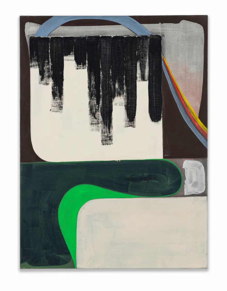 Erwin Bohatsch “Untitled”, 2023, Acrylic, oil on canvas , 135 x 100 cm  © Erwin Bohatsch. Courtesy of Taka Ishii Gallery / Photo: Jorit Aust
